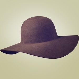 Brown Boho Chic Wool Hat